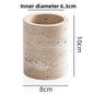 Yellow Travertine Bathroom Toiletry Storage Set Hypersku