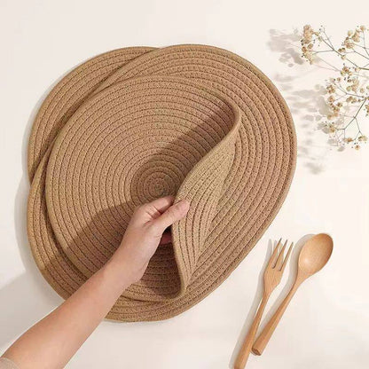 Woven Heat Insulation Place Mats Hypersku