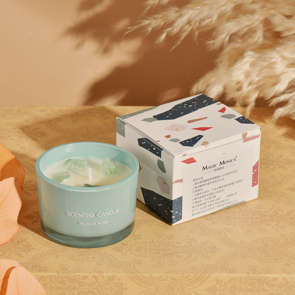 Aromatic Soy Candle in Glass Vessel Hypersku