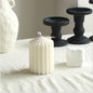 Sculptural Nordic Candle – Minimal White Collection Hypersku