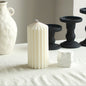 Sculptural Nordic Candle – Minimal White Collection Hypersku