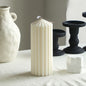 Sculptural Nordic Candle – Minimal White Collection Hypersku
