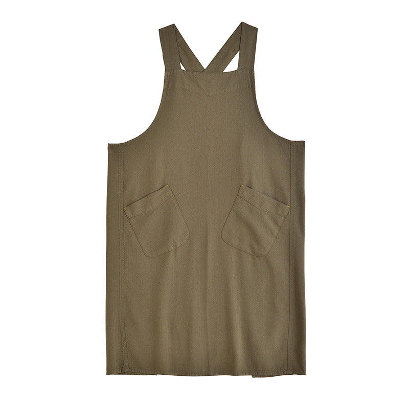 Simple Linen Apron for Kitchen and Cafe Hypersku