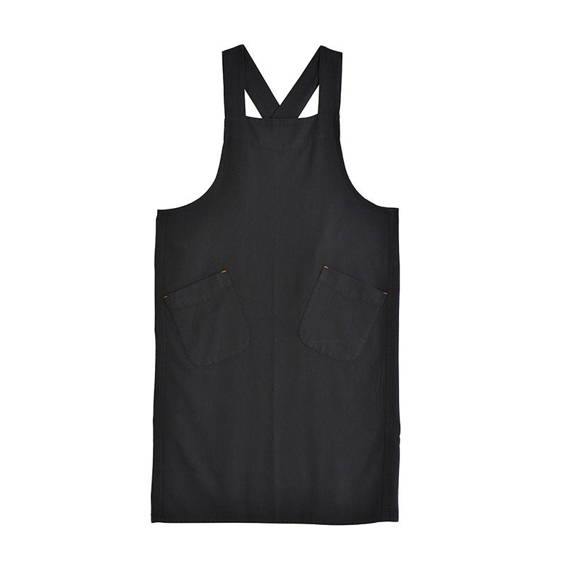PRICE!!! Cross Back Linen Apron Hypersku