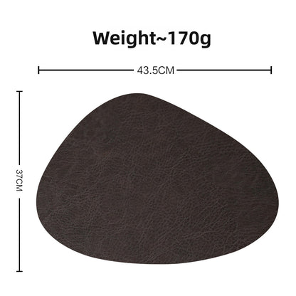 Leather Table Placemats Heat Resistant Waterproof Hypersku