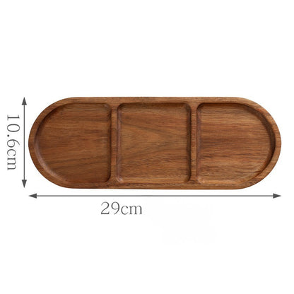 Acacia Wood Serving Tray Collection Hypersku