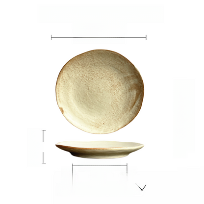 Japanese Style Matte Ceramic Dinner Plates Hypersku