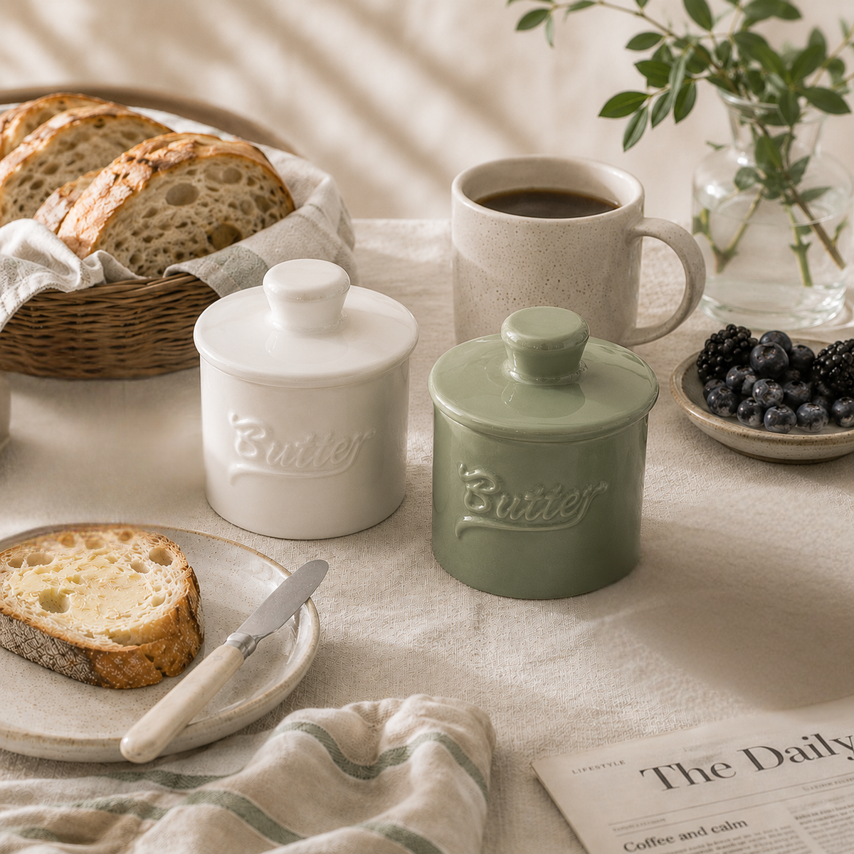 PRICE!!! Ceramic Butter Keeper Hypersku