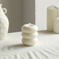 Sculptural Nordic Candle – Minimal White Collection Hypersku