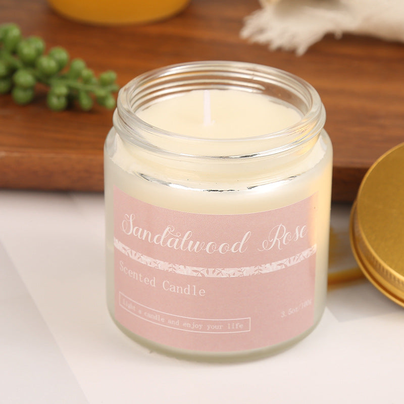 Classic Glass Scented Candle – Botanical Fragrance Collection Hypersku