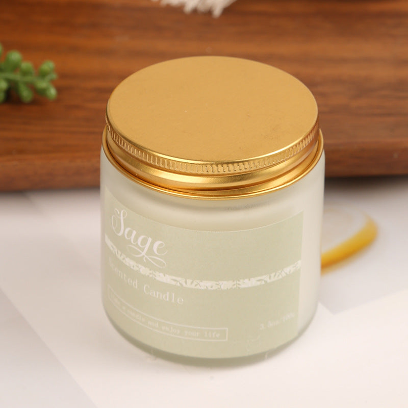 Classic Glass Scented Candle – Botanical Fragrance Collection Hypersku